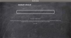 Desktop Screenshot of meinhardt-sohren.de